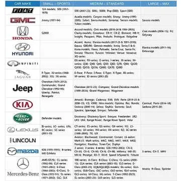 EzyShade Windshield Sun Shade with Shield-X Reflective Technology. See Size-Chart with Your Vehicle. Foldable 2-Piece Car Sunshades Reflect UV Sun and Heat and Protect Your Car. Standard (Medium) Size