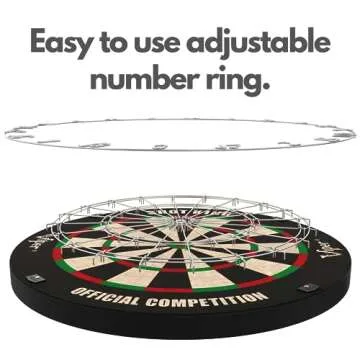 Viper Shot King Dart Board Set for Family Game Fun