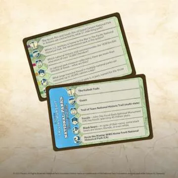 USAopoly Trivial Pursuit: National Park 100th Anniversary | Celebrating the National Park Service Centennial | 600 Trivia Questions & Fun Facts | Perfect Trivial Pursuit Travel Game for Families