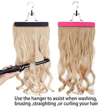 RJM Portable Wig Hair Extension Storage Bag with Hanger