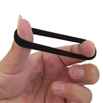 J-MEE Seamless Cotton Hair Ties for Thick Hair - 100PCS