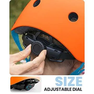 OutdoorMaster Kids Adjustable Bike Helmet for Safety and Comfort