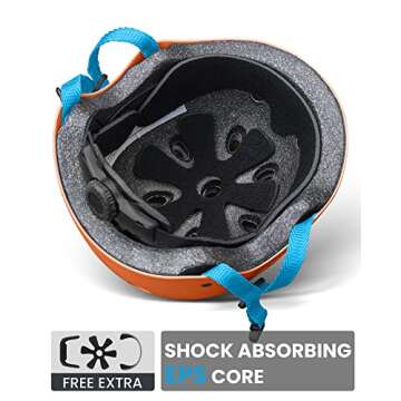 OutdoorMaster Kids Adjustable Bike Helmet for Safety and Comfort