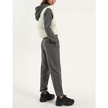 Fiona Jolin Women's Stylish Cropped Puffer Vest for Winter