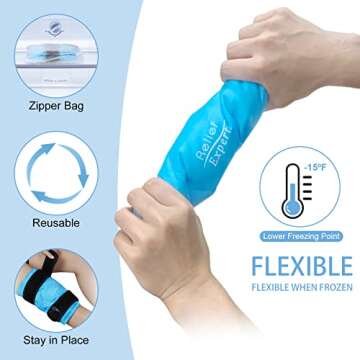Relief Expert Ice Pack for Knee Recovery and Pain Relief