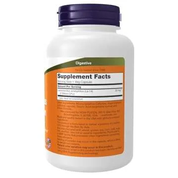 NOW Foods Supplements, Acidophilus, Two Billion, Strain Verified, Healthy Intestinal Flora*, 250 Veg...