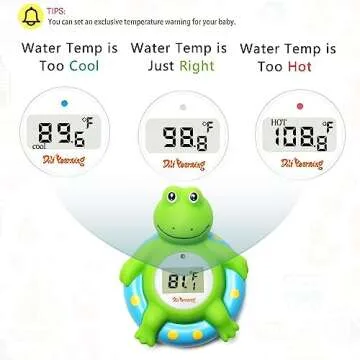 Doli Yearning Baby Bath Thermometer | Safe & Cute Frog Design