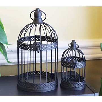 Vela Lanterns Halloween Bird Cage Decor Candle Holder Lantern Decorative Table Centerpiece Decoratio...