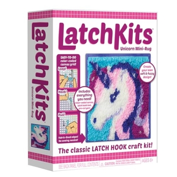 LatchKits Latch Hook Kits for Kids – Fun Crafting Set