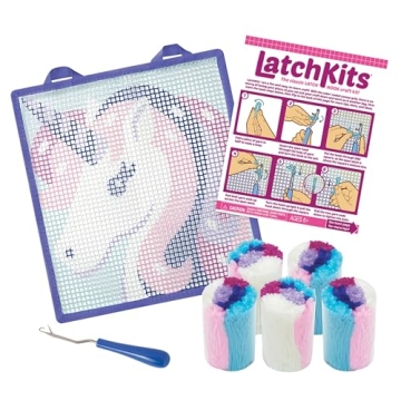 LatchKits Latch Hook Kits for Kids – Fun Crafting Set