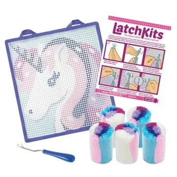 LatchKits Latch Hook Kits for Kids – Fun Crafting Set
