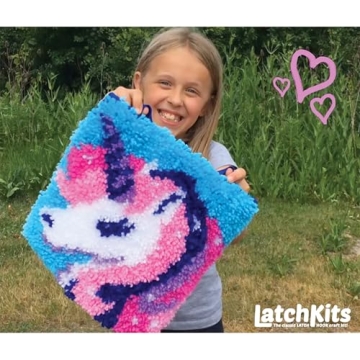 LatchKits Latch Hook Kits for Kids – Fun Crafting Set