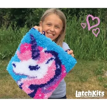 LatchKits Latch Hook Kits for Kids – Fun Crafting Set