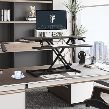 FLEXISPOT 35in Height Adjustable Desk Converter