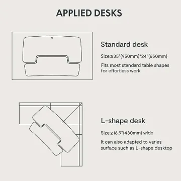 FLEXISPOT 35in Height Adjustable Desk Converter
