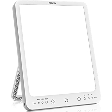 SUXIO 10000 Lux Light Therapy Lamp Mood Booster