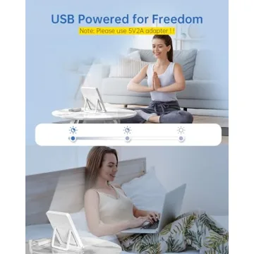 SUXIO 10000 Lux Light Therapy Lamp Mood Booster