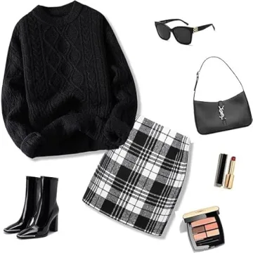 Vamtac Oversized Cable Knit Sweaters for Stylish Comfort