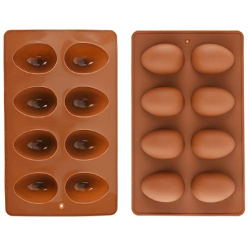 Mirenlife 8 Cavity Silicone Egg Pan – Versatile Baking Tray for Creative Treats and Crafts