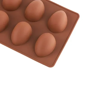 Mirenlife 8 Cavity Silicone Egg Pan for Baking and Crafting