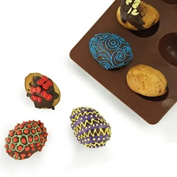 Mirenlife 8 Cavity Silicone Egg Pan for Baking and Crafting