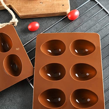 Mirenlife 8 Cavity Silicone Egg Pan for Baking and Crafting