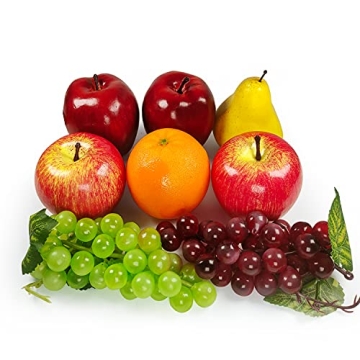 Artificial Fruits Pack - Beautiful Faux Fruit Set for Home Decor and Gifting
