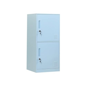 DAYTOYS 2 Door Metal Vertical Storage Locker for Kids - Stylish & Durable Steel Cabinet