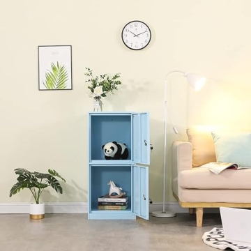 DAYTOYS Kids Metal Storage Locker - Durable & Stylish