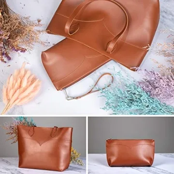 Elegant Vegan Leather Tote Bag for Modern Women