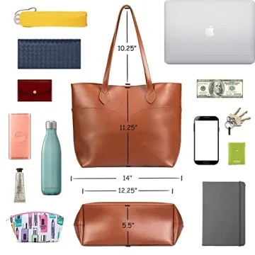 Elegant Vegan Leather Tote Bag for Modern Women
