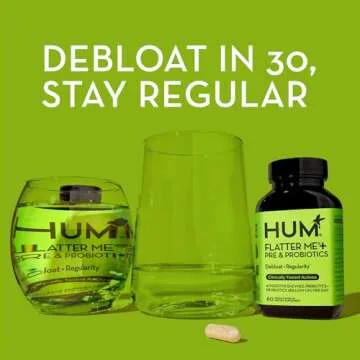HUM Flatter Me Digestive Enzymes - Bloat Relief & Health