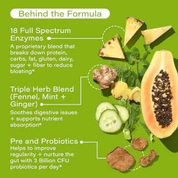 HUM Flatter Me Digestive Enzymes - Bloat Relief & Health