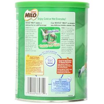 Nestle MILO Activ-Go Chocolate Malt Powder Drink Mix 14.1 oz (Pack of 12)