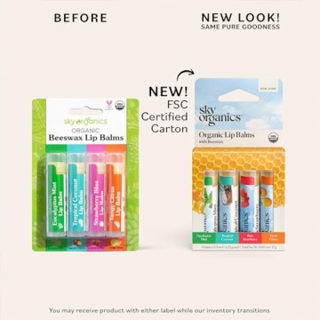 Sky Organics Organic Lip Balm Set - Nourish Your Lips Naturally