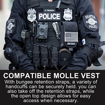 Handcuff Holster for Law Enforcement: Versatile Open Top Cuff Case