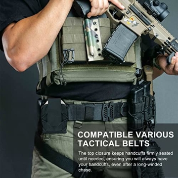Handcuff Holster for Law Enforcement: Versatile Open Top Cuff Case
