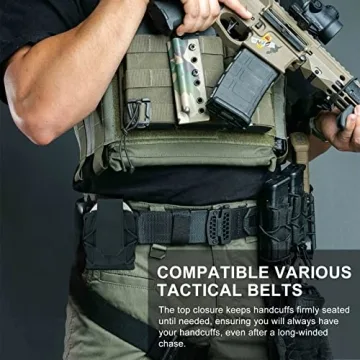 Handcuff Holster for Law Enforcement: Versatile Open Top Cuff Case