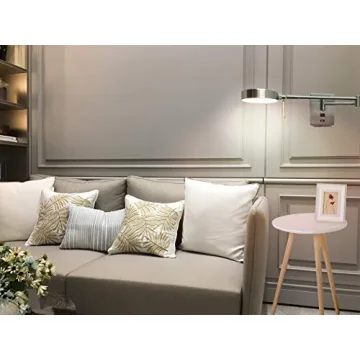 HomeFocus LED Swing Wall Lamp with USB Charging