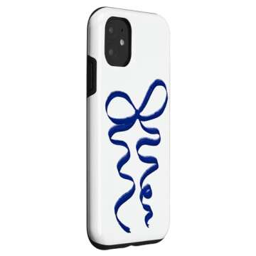 iPhone 11 Coquette Blue Bow Case