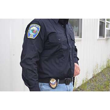 Perfect Fit Tactical Duty Belt Nylon Webbing 1.5-Inch Black