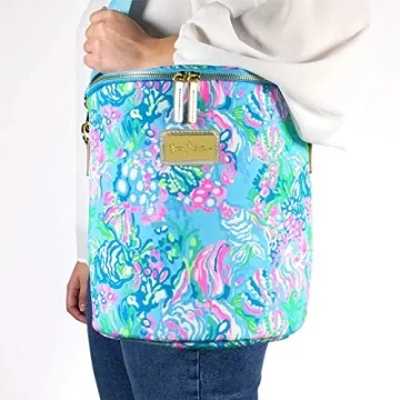 Lilly Pulitzer Insulated Beach Cooler Aqua La Vista