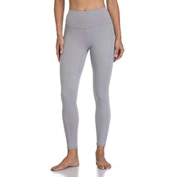 Colorfulkoala Women's High Waisted Tummy Control Workout Leggings 7/8 Length Yoga Pants with Pockets...