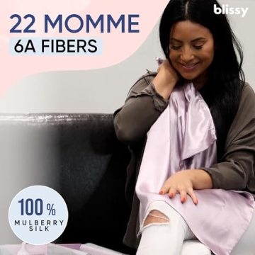 Blissy Pillowcase 100% Pure Silk for Healthier Hair & Skin