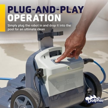 Dolphin Wave 80 Robotic Pool Cleaner with Remote Control