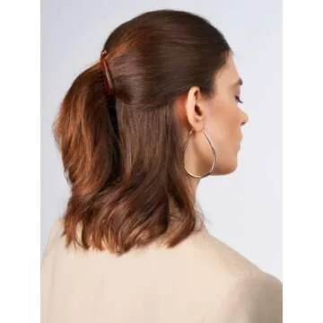 Generic 12PCS Banana Clips Hair, Banana Clip Clincher Combs for Thick Thin Hair, Vintage Fishtail Fish Shape Comb, Curly Lady Ponytail Bun Holder Jaw Clamp Retro Accessory Set for Women Girls