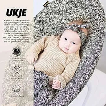 UKJE Baby Rocker Cover for 4Moms MamaRoo 4 - Stylish Protection
