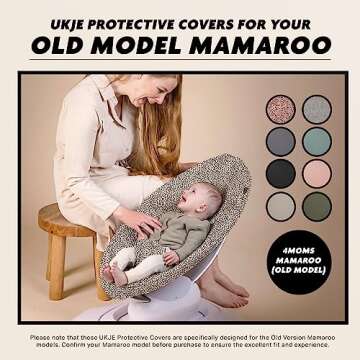 UKJE Baby Rocker Cover for 4Moms MamaRoo 4 - Stylish Protection