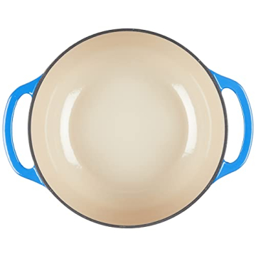 Lodge 4.5 Quart Cast Iron Dutch Oven - Caribbean Blue