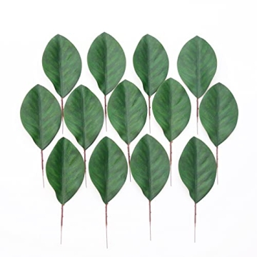 Namzi Artificial Magnolia Leaves for Decor and Crafts